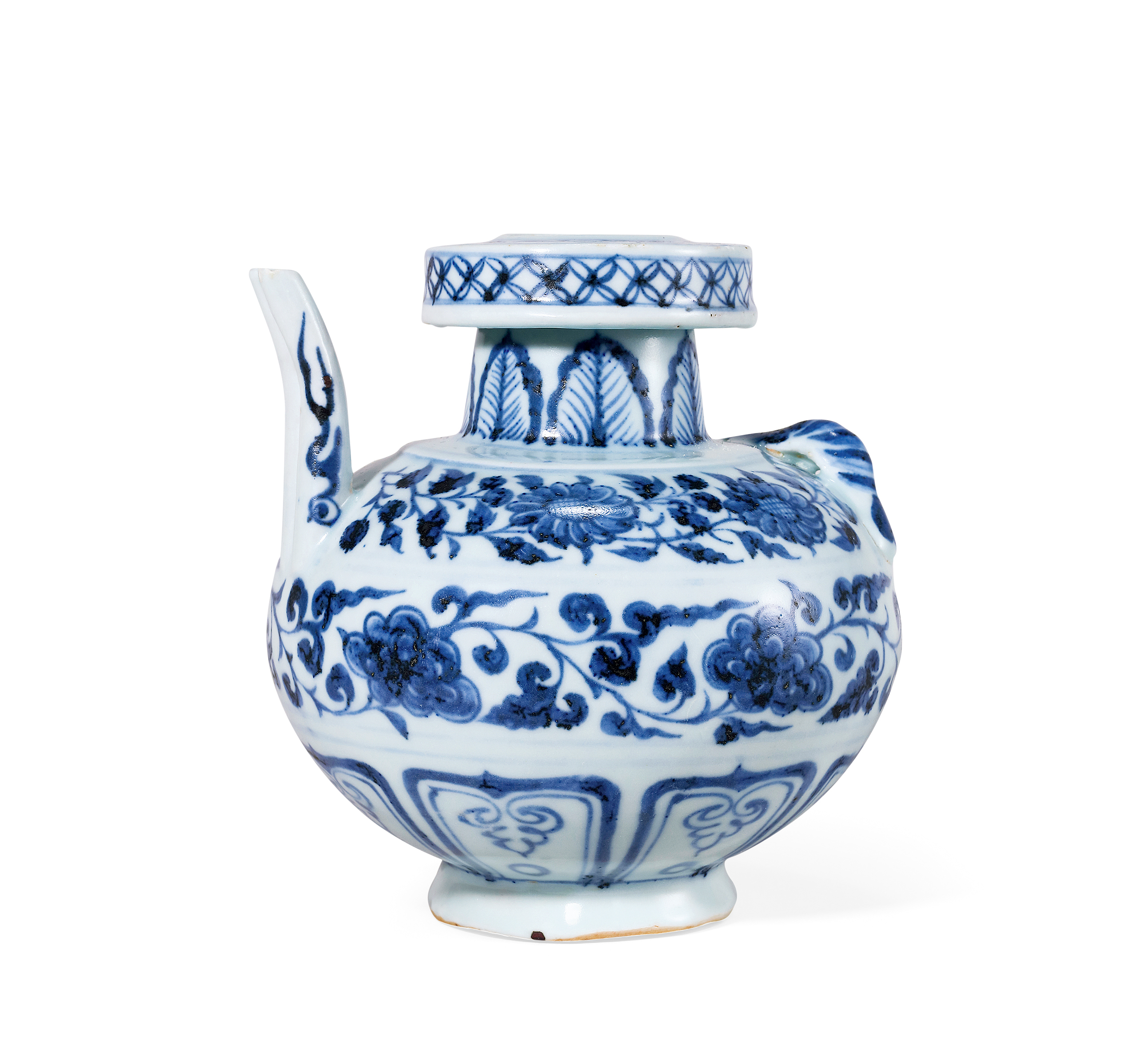 中国古董品 宋 元佑款天青釉蓮花形筆洗 中国古美術