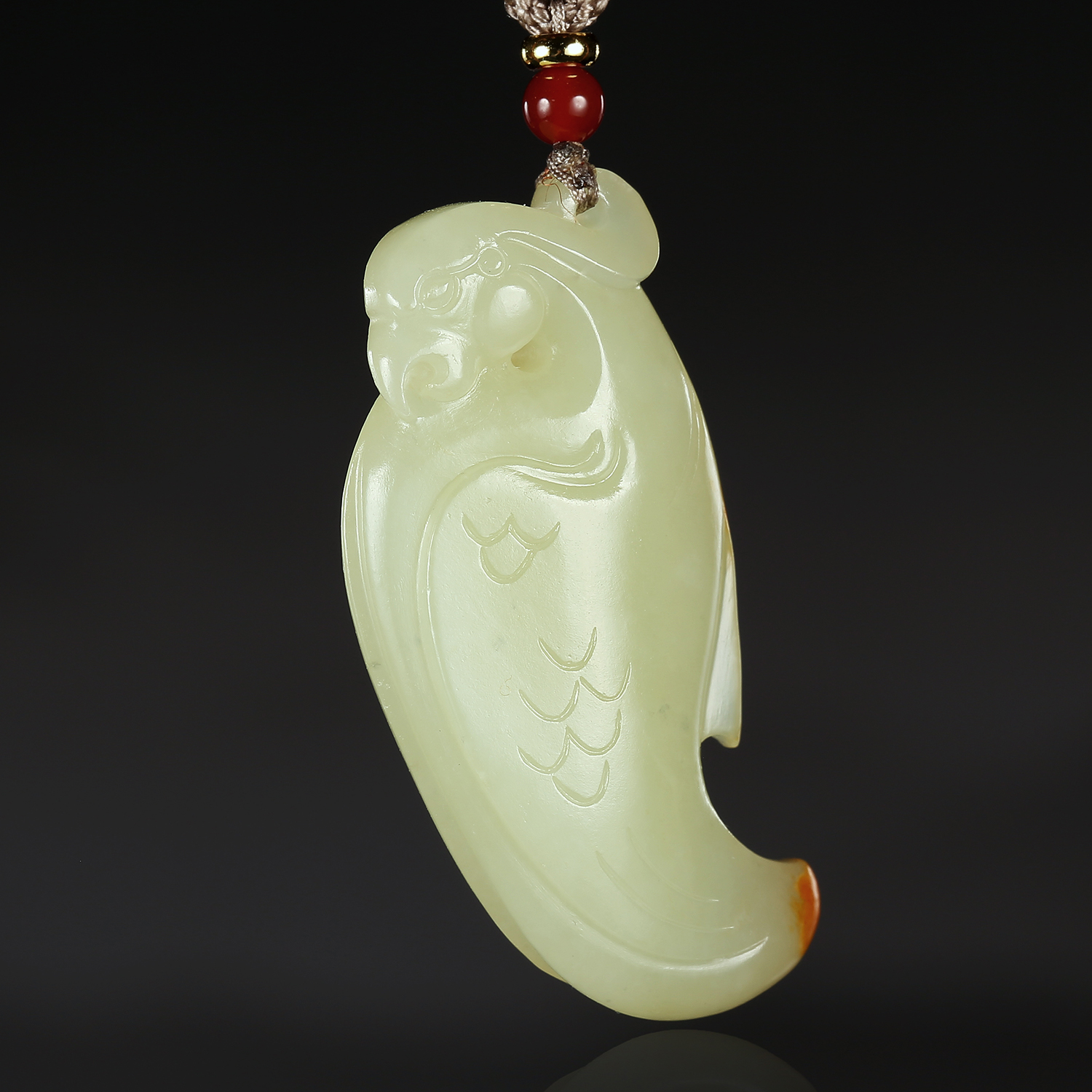 中国美術 古印材 黄玉 刻文字 文房四宝(A764)