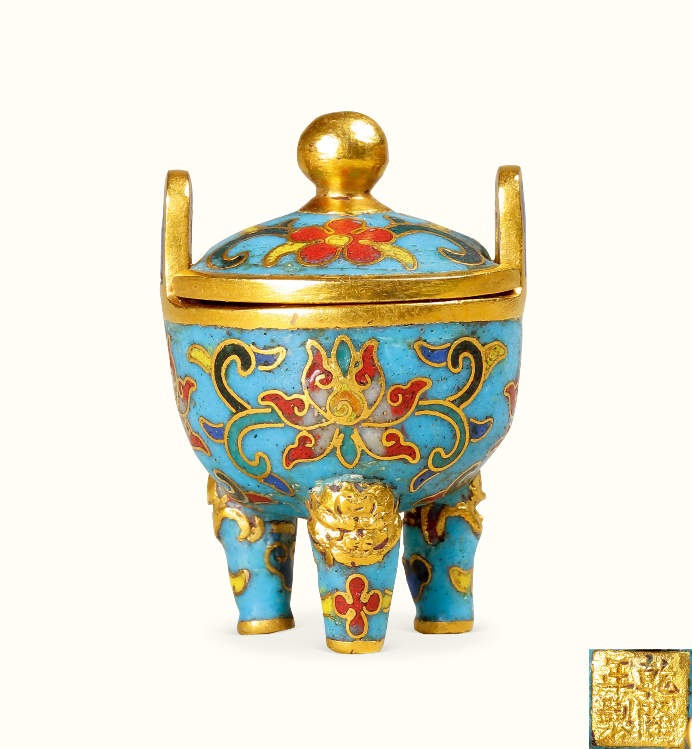 Amazon.co.jp: 中国美術 景泰藍 銅胎琺瑯彩金龍紋筆洗 清朝期 双